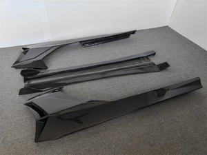 Utilisé pour Lamborghini <span class=keywords><strong>Aventador</strong></span> Lp700 modification SVJ style jupe latérale en fibre de carbone quatre pièces kit carrosserie - Product Image 4