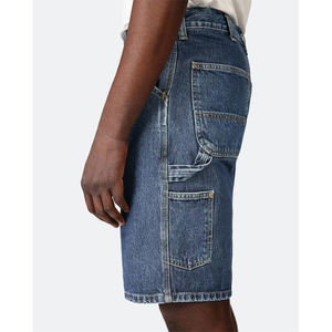 Shorts cargo amples en jean pour hommes, style streetwear, haute qualité, personnalisables pour l'été – Vente en gros - Product Image 6