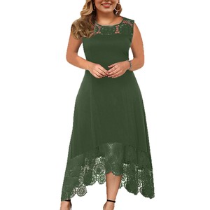Nuovo Vestito Casual da Donna <span class=keywords><strong>Taglie</strong></span> <span class=keywords><strong>Forti</strong></span> 2026 AliExpress Europa USA, con Spalla Asimmetrica XL, Stampa in Poliestere, Vestibilità Ampia - Grande Successo di Vendite - Product Image 4