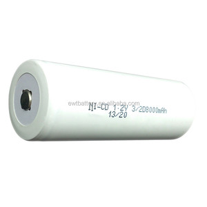 แบตเตอรี่ EWT <span class=keywords><strong>Ni</strong></span> <span class=keywords><strong>CD</strong></span> 3 2D <span class=keywords><strong>1</strong></span> <span class=keywords><strong>2V</strong></span> 8000mAh 9.6Wh ความจุสูง ชาร์จซ้ำได้ สูงสุด 800 รอบการใช้งาน สำหรับเครื่องมือไฟฟ้าและอุปกรณ์อิเล็กทรอนิกส์สำหรับผู้บริโภค - Product Image 2