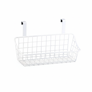 Panier en fil métallique Organisateur suspendu Organisation d'évier en fil d'acier pour cuisine et salle de bain - Product Image 1