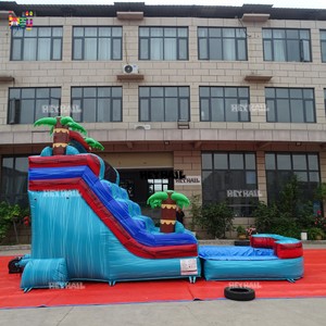 Tobogán Acuático Inflable Comercial Popular para Niños, Castillo Hinchable Grande y Económico con <span class=keywords><strong>Piscina</strong></span> <span class=keywords><strong>Desmontable</strong></span> - Product Image 5