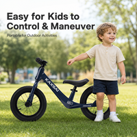 Vélo d'équilibre ultraléger pour enfants, 12 pouces, cadre en alliage de magnésium, vélo d'entraînement pour tout-petits, développement des compétences de coordination