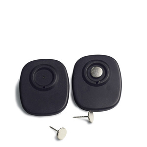 Etiqueta de Seguridad Rígida de Plástico RF 8.2 MHz 65*54 mm con Alarma para Ropa, Bolsas, Sombreros, Etiquetas Anti-Robo EAS, Rango de Detección de 1.2-1.6 M - Product Image 1