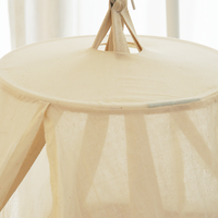 Housse de hamac respirante pour bébé en coton maillé, pare-soleil léger pour berceau, rideau de sommeil portable pour chambre d'enfant