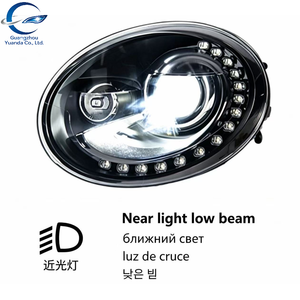 Conjunto de Faros Delanteros para VW Beetle 2013-2018, Diseño Mejorado, Faros LED de Lágrima con Lente de Proyector, Accesorios Populares - Product Image 3