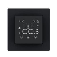 Termostato WIFI con marco de placa de pared con protección de sensor externo