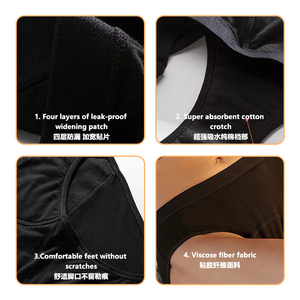 Di alta qualità Extra assorbente biancheria intima mestruale pad lavabile a prova di perdite panty mestruale per <span class=keywords><strong>la</strong></span> <span class=keywords><strong>ragazza</strong></span> - Product Image 5