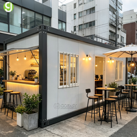 Goeasy Installation Rapide Conteneur Mobile Modulaire 20FT pour Cuisine Extérieure, Atelier, Boutique, Restauration Rapide et Café