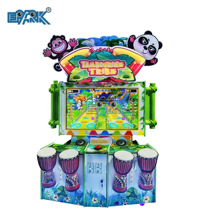 Vente chaude Machine de jeu de musique de tambour d'amusement d'arcade à jetons électronique à deux joueurs à vendre