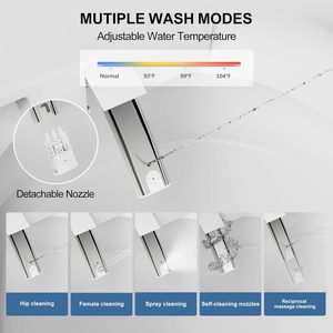Inodoro Inteligente Automático con Autolimpieza y Descarga Automática, Inodoro Inteligente con Apertura Suave Automática para Baño - Product Image 3