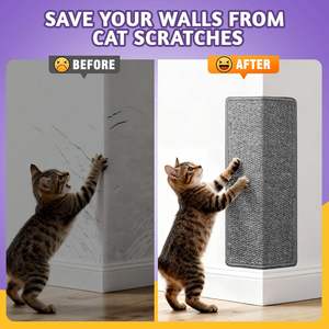 Griffoir d'angle mural moderne en sisal pour <span class=keywords><strong>chat</strong></span>, protection <span class=keywords><strong>anti</strong></span>-griffures pour portes et meubles, idéal pour chats d'intérieur - Product Image 6