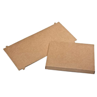Boîte de papier kraft personnalisée avec manchon en plastique transparent Emballage rigide pour vêtements Impression par stratification mate 5-7 jours ouvrables