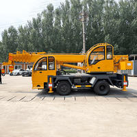 Grue hydraulique autoportée télécommandée de 8, 10 et 12 tonnes, prix usine