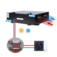 Système de ventilation domestique intelligent Tuya avec télécommande, système de ventilation à récupération de chaleur pour la ventilation domestique