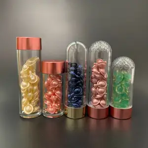 Capsules de sérum de nuit effaçable au rétinol céramide, Capsules de sérum pour tout le liquide de peau, gouttes de sérum blanchissant