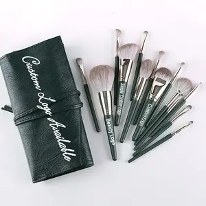 Custom Makeup Brush Set Premium Cosmetic Brush Foundation Blush Concealer Eyeshadow Eyebrow Highlight Pink Make Up brush