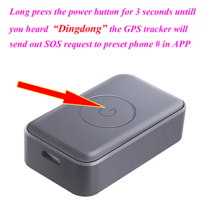 Biểu Tượng Tùy Chỉnh Chống Bắt Cóc Trẻ Em/Người Già Mini Panic SOS GPS Tracker Hỗ Trợ Thẻ Sim Cho Giao Tiếp Hai Chiều - Product Image 2