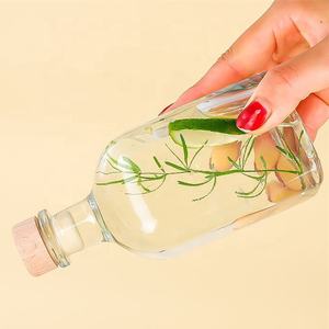 3oz 8oz 10oz 12.5oz 17oz bottiglie di vetro spesse riciclate spagnole di alta qualità trasparenti con sughero - Product Image 3