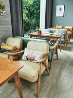Canapé de bureau pour chambre à coucher, cadre en bois, chaise de café avec 2 places, pour salon et salle d'attente, vente en gros, offre spéciale
