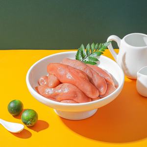 Vente en gros OEM & ODM Gourmet Alaskan Seasoned Pollock Roe Oeufs <span class=keywords><strong>de</strong></span> poisson Cod Roe Idéal pour rehausser les salades et les plateaux <span class=keywords><strong>de</strong></span> fruits <span class=keywords><strong>de</strong></span> <span class=keywords><strong>mer</strong></span> - Product Image 1