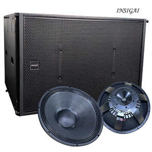 Grandes enceintes professionnelles de sonorisation à <span class=keywords><strong>double</strong></span> aimant néodyme, haut-parleur de basses passif pour scène, subwoofer <span class=keywords><strong>double</strong></span> 18 pouces à aimant néodyme - Product Image 1