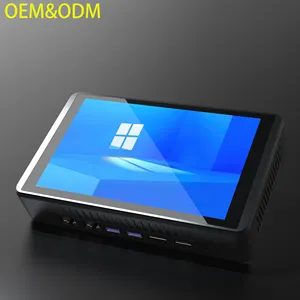 Factory Direct Small Desktop Computer Intel Core I3 I5 I7 Dual Core Linux Win7 Mini PC For Home With Screen