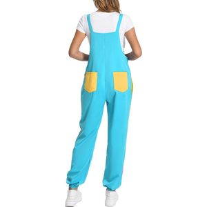 Combinaison Yisfri pour femmes, style rétro années 80 et 90, couleur néon, fermeture éclair sur le devant, tenue de soirée - Product Image 4