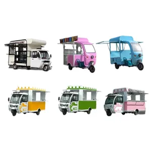 Đường Phố Di Động Phục Vụ Điện Hot Dog Ice Cream Foodtruck Thức Ăn Nhanh Xe Tải Vend Thực Phẩm Giỏ Hàng Trailer Xe Để Bán Nhà Hàng Ghana