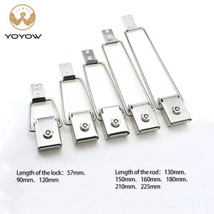 304 Stainless Extension Buckle <b>Lock</b> for Bus Stop Billboard LED Advertising Column Light Box Heavy Duty Latch - Product Image 2
