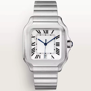 Orologio di lusso TOP di marca per gli uomini automatico classico quadrato orologio di lusso unico uomo automatico meccanico in acciaio inox cartierabile - Product Image 1