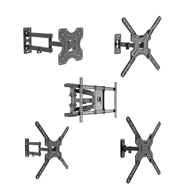 New Design OEM ODM 17'-55' Swivel Tilt Flip Down Full Motion Swivel Wall Mounts Tv Bracket