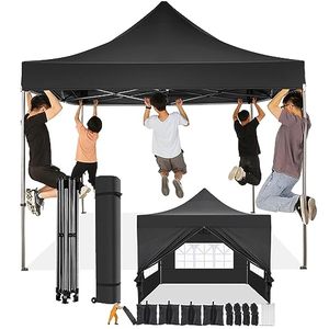 <span class=keywords><strong>Tente</strong></span> pliante 3x3m pour 5+ personnes, poteaux en acier allié, 3000mm, imperméable, sac <span class=keywords><strong>de</strong></span> transport, parois latérales, sacs <span class=keywords><strong>de</strong></span> sable pour le camping en plein air - Product Image 1