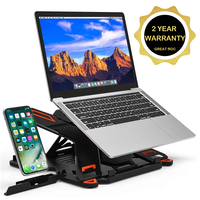 Großhandel Ergonomischer 360-Grad-Drehbarer Schoßständer Tragbarer Laptop-Ständer Computer-Halterung ABS Notebook-Ständer