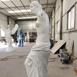 Estatua de <span class=keywords><strong>Venus</strong></span> de tamaño natural de diosa griega de fabricación personalizada, escultura de resina de alta calidad artesanal de fibra de vidrio - Product Image 4