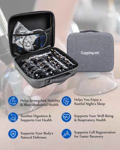 Penjualan Panas Harga Pabrik Hijama Cups Grosir Asli OEM Pabrik 20PCS Hijama Suction Cupping Cups Set Vacuum <span class=keywords><strong>Therapy</strong></span> Set - Product Image 6