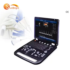 Medical Equipment Large Screen Diagnostic Ultrasound Machine Trolley Color Doppler Ultrasound Scan