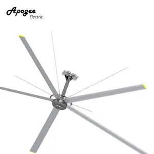 Ventilador de techo industrial grande Apogee 24ft HVLS para almacén