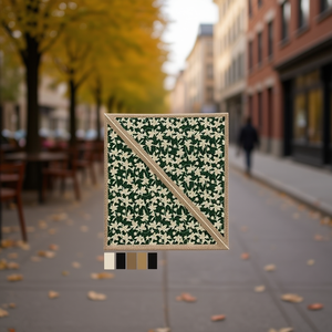 Fulari Sciarpa triangolare multifunzionale 60x135 cm con stampa floreale, accessorio casual leggero per uomo e donna - Product Image 3