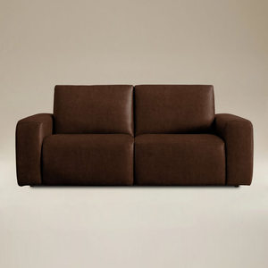 2-Seater Power Recliner <b>Sofa</b> Electric Motion Solid <b>Wood</b> Frame Zero Wall <b>Design</b> American Luxury Italian Leather Corner <b>Sofa</b> - Product Image 1
