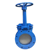 Vanne à guillotine électrique et hydraulique en acier moulé, acier au carbone pour applications générales dans les industries de l'eau, du gaz et du pétrole