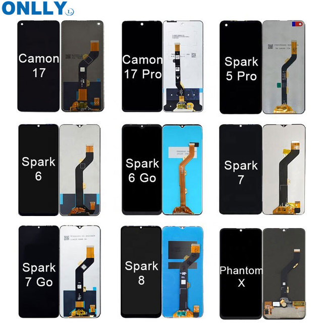 Ercan for Infinix Spark 7 8 9 10 20 Go Hot 30I 40I Lcd Display Touch Screen Replacement for Tecno Phone Parts