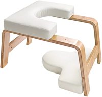 Haute qualité yoga fitness auxiliaire en bois massif tabouret inversé fitness à domicile chaise inversée