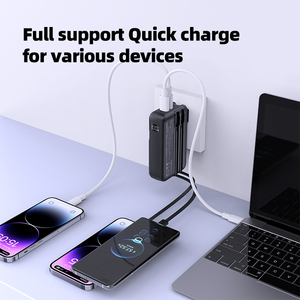 Banque d'alimentation à charge rapide 20W d'usine câble de prise intégré affichage LED chargeur portable haute vitesse pour <span class=keywords><strong>Smartphone</strong></span> voyage essentiel - Product Image 3