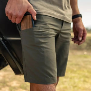 Direct Manufacture 100% Cotton Twill Custom Side Pockets Drawstring <b>Shorts</b> for <b>Men</b> Wholesale Casual Side Pockets Drawstring <b>Mens</b> - Product Image 5