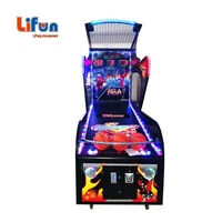 LIFANG Machine de jeu d'arcade de basket-ball de rue Crazy Hoop, électronique, à monnayeur, de type tir de précision, pour adultes, d'intérieur, en métal, version anglaise