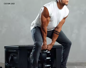 Custom tank Top Gym <b>Singlet</b> Workout tank Tops Fitness for Men Muscle <b>Running</b> tank Top for Men - Product Image 6