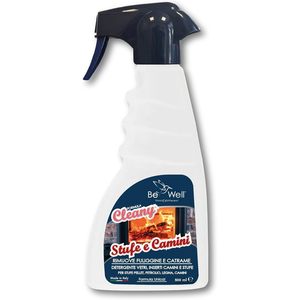 Be Well Cleany Limpiador de Vidrio para Estufas y Chimeneas 500 ml Elimina la suciedad y el alquitrán - Product Image 1
