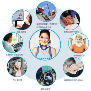 Collarín de Emergencia Cuatro en Uno Ajustable de Alto Polímero y Venta al por Mayor de Fábrica para Soporte de Cuello - Product Image 1