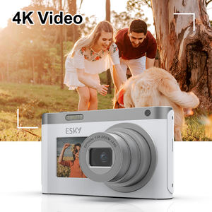 מצלמת וידאו דיגיטלית קומפקטית עם עדשה נשלפת בעלת זום אופטי X6, מסך כפול, ייצוב תמונה, וידאו 4K וצילום ברזולוציית 64 מגה פיקסל - Product Image 4